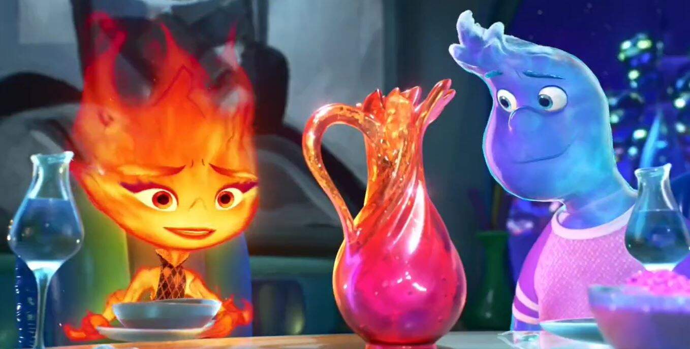 "Elementos" estreou em junho nos cinemas (Foto: Reprodução/Pixar)