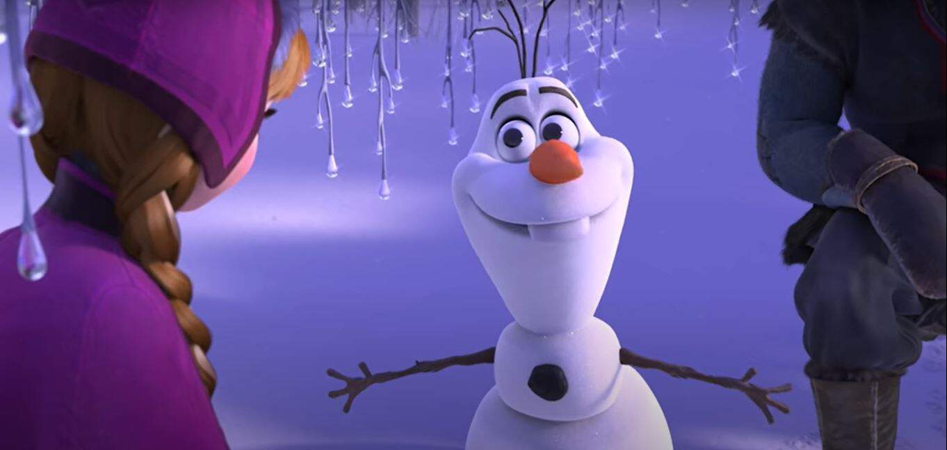Olaf em "Frozen: Uma Aventura Congelante" (Foto: Reprodução/Disney) 