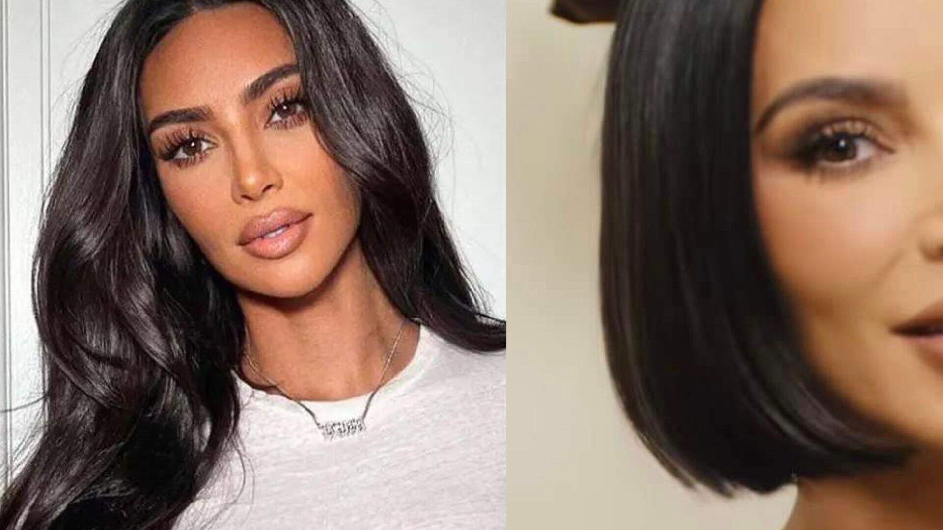 Radicalizou! Kim Kardashian surge com o cabelo bem curtinho e choca fãs