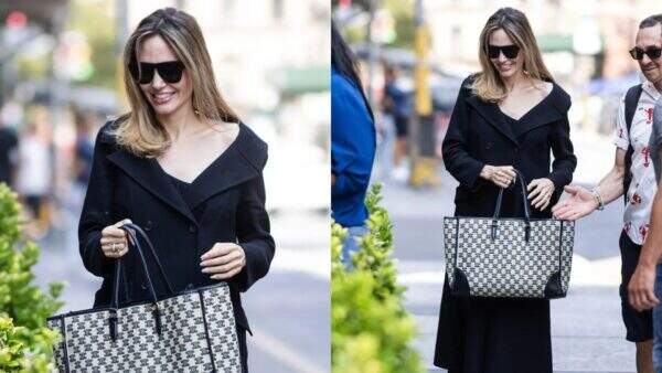 Angelina Jolie ostenta bolsa de luxo caríssima durante passeio em Nova York; saiba quanto custou