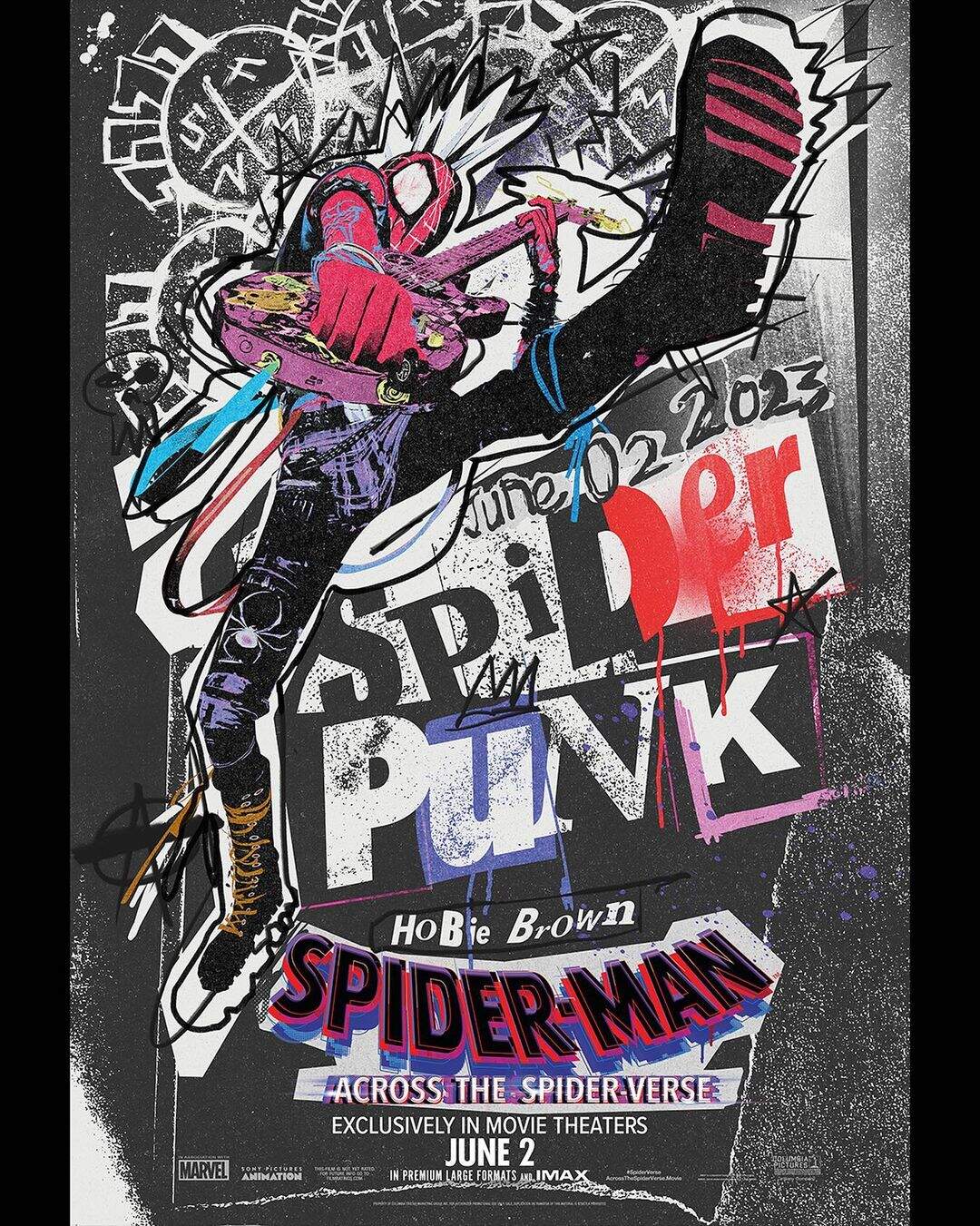 Spider-Punk em “Homem-Aranha: Através do Aranhaverso” (Foto: Reprodução/Instagram)