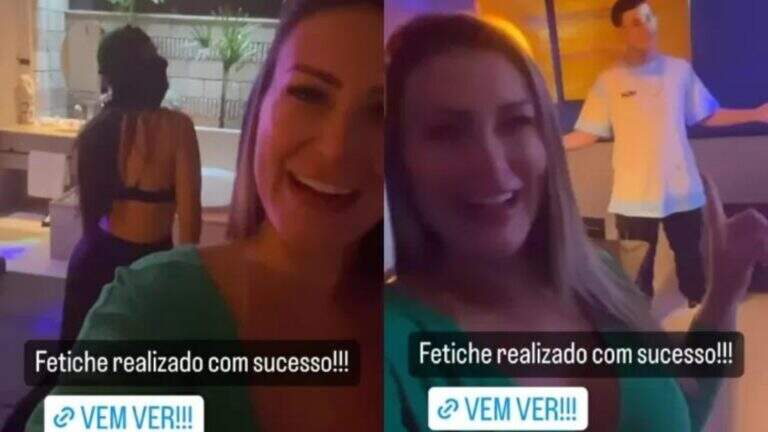 Andressa Urach Causa Alvoroço Ao Realizar Fetiche Sexual Com Mulher Em Motel E Filho Filma Tudo 4588