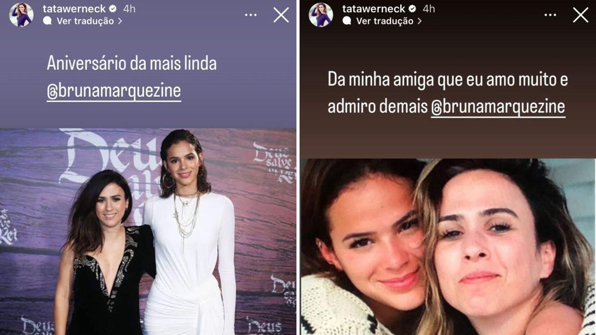 Bruna Marquezine e Tata Werneck (reprodução: Instagram)