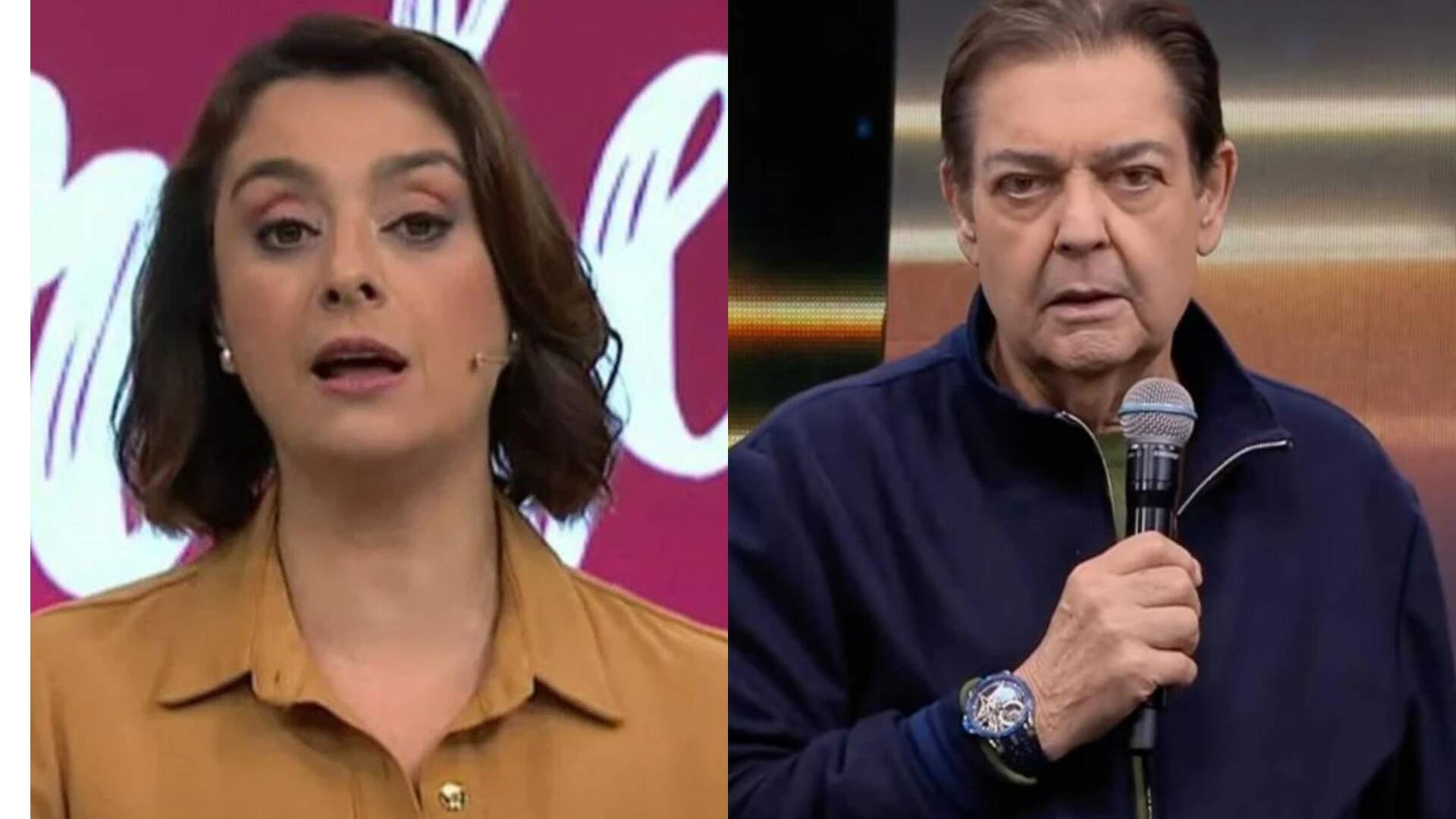Após internação às pressas do Faustão, Cátia Fonseca dá mais detalhes sobre estado de saúde do apresentador - Metropolitana FM