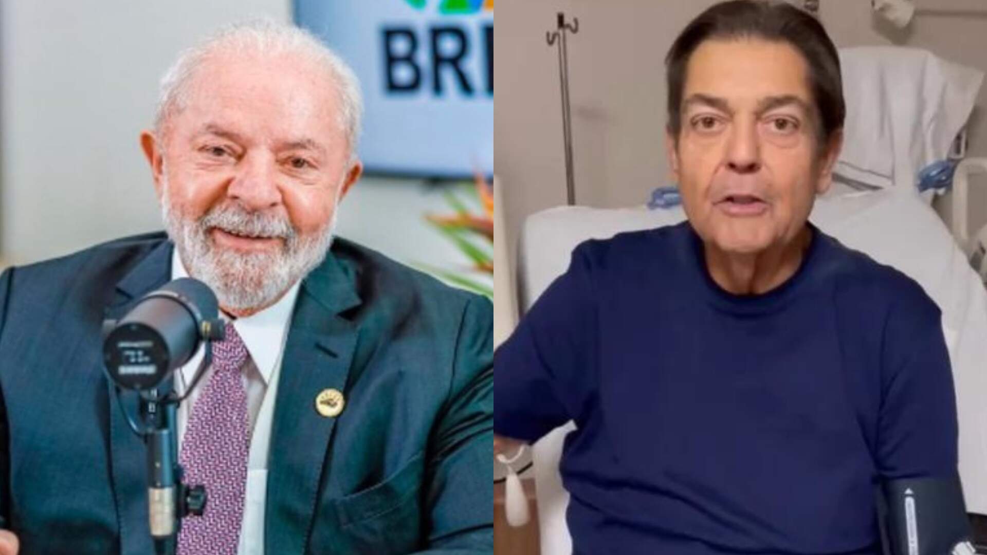 Após transplante de coração, Lula manda mensagem para Faustão e exalta desempenho do SUS