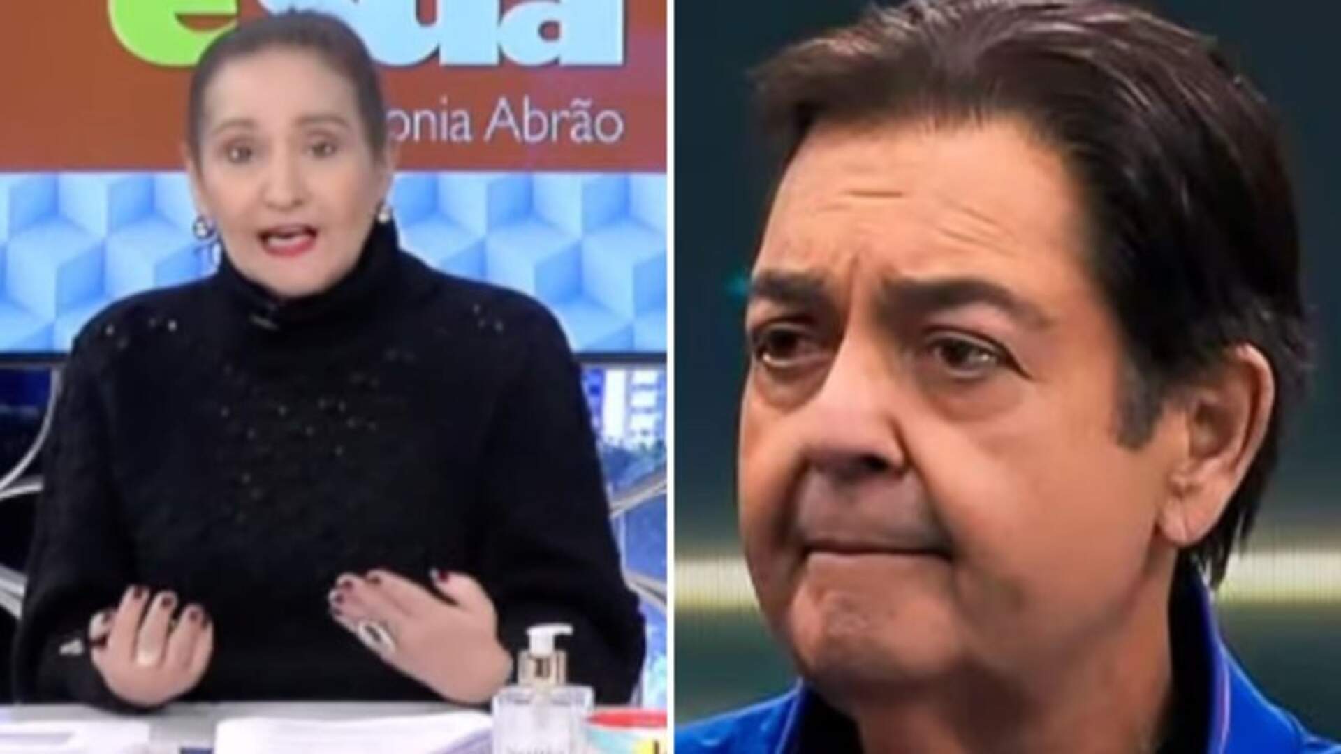 Sonia Abrão e Fausto Silva