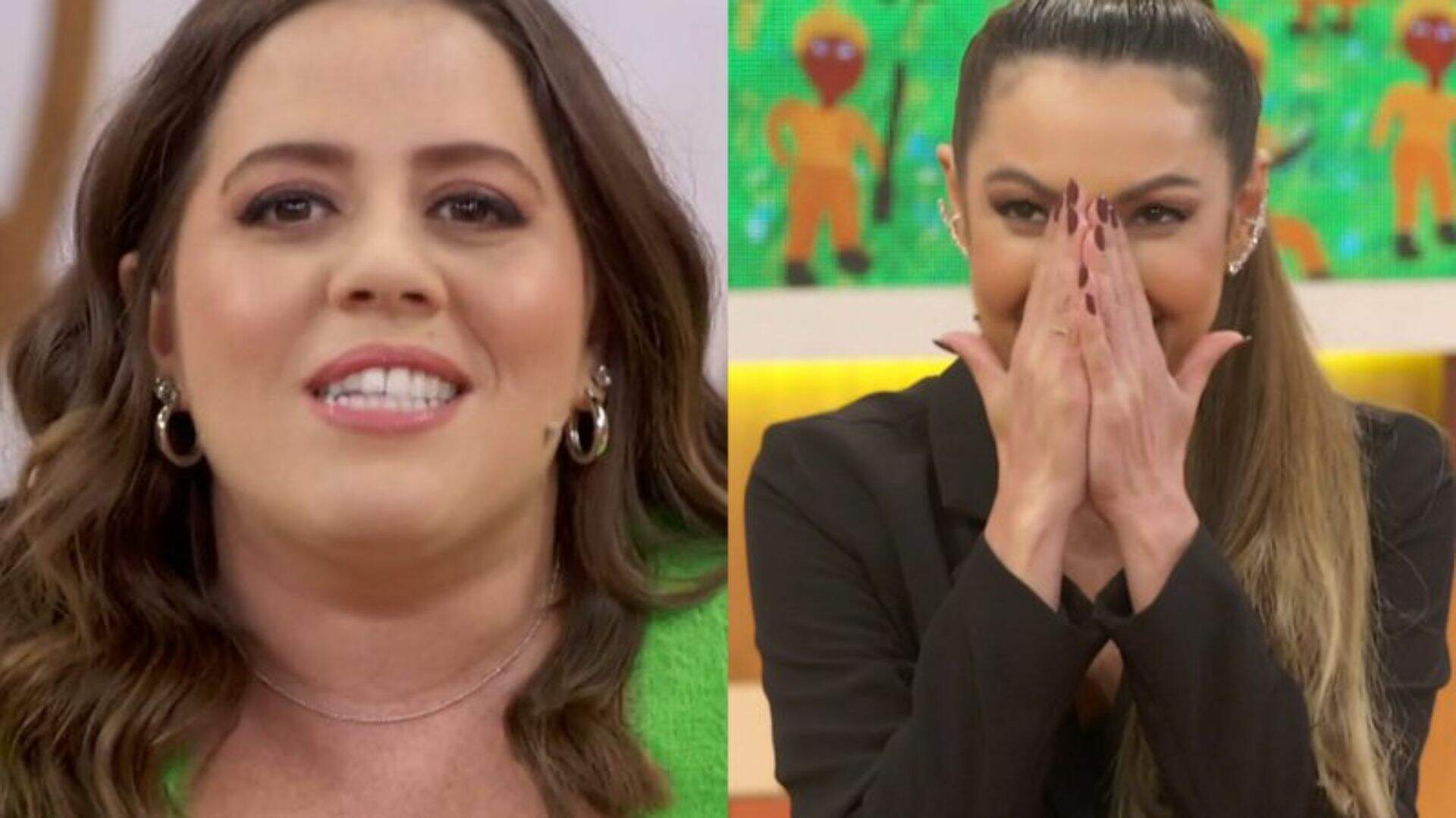 Ao vivo durante o “Encontro”, Tati Machado deixa Patrícia Poeta constrangida ao expor vídeo antigo da apresentadora