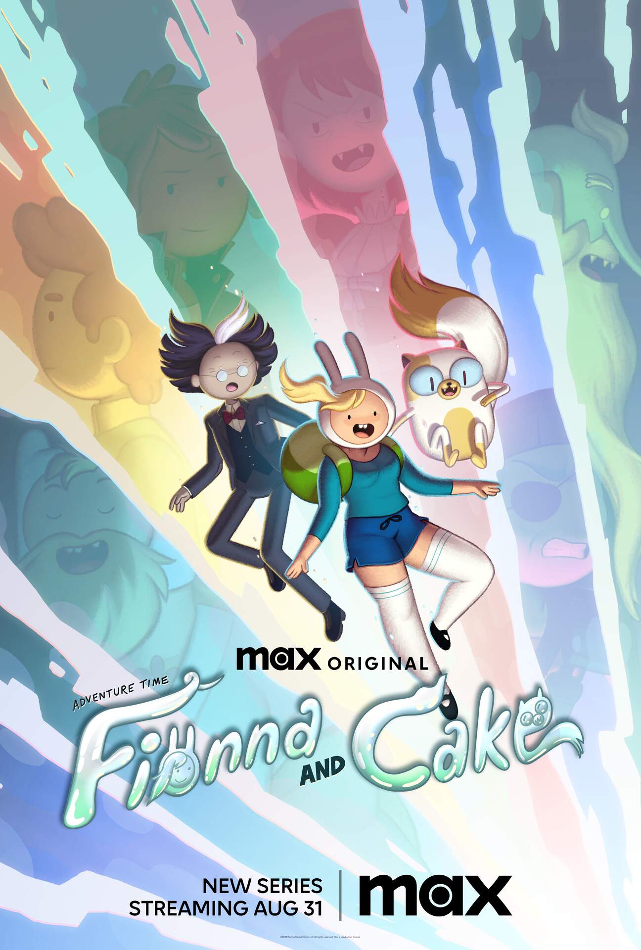 Pôster oficial de "Hora de Aventura com Fionna & Cake"