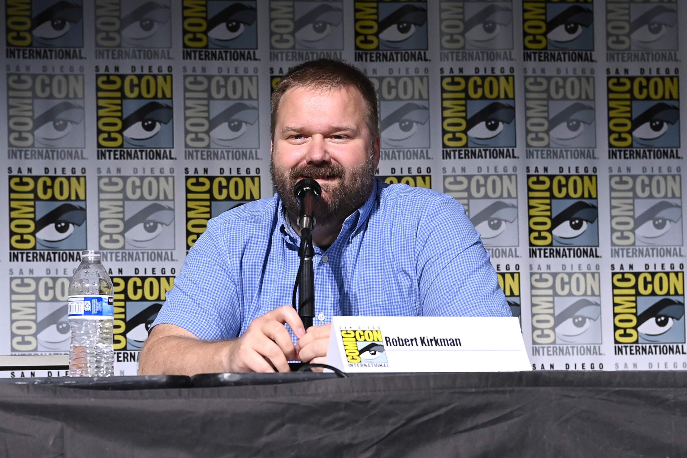 SAN DIEGO, CALIFORNIA - JULY 21: Executive producer and co-creator Robert Kirkman attends the Invincible Season Two Panel at San Diego Comic Con at San Diego Convention Center on July 21, 2023 in San Diego, California. (Photo by Araya Doheny/Getty Images for Prime Video)