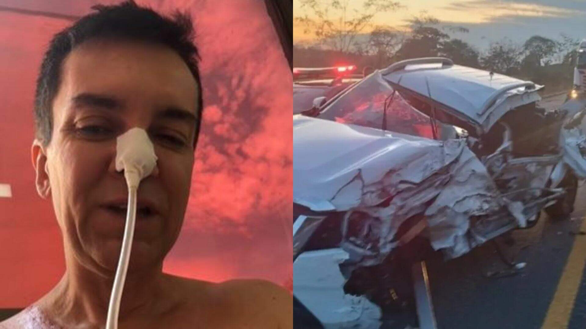 Após grave acidente, Regis Danese não é liberado de hospital e posta vídeo desesperado: “Estou sofrendo”