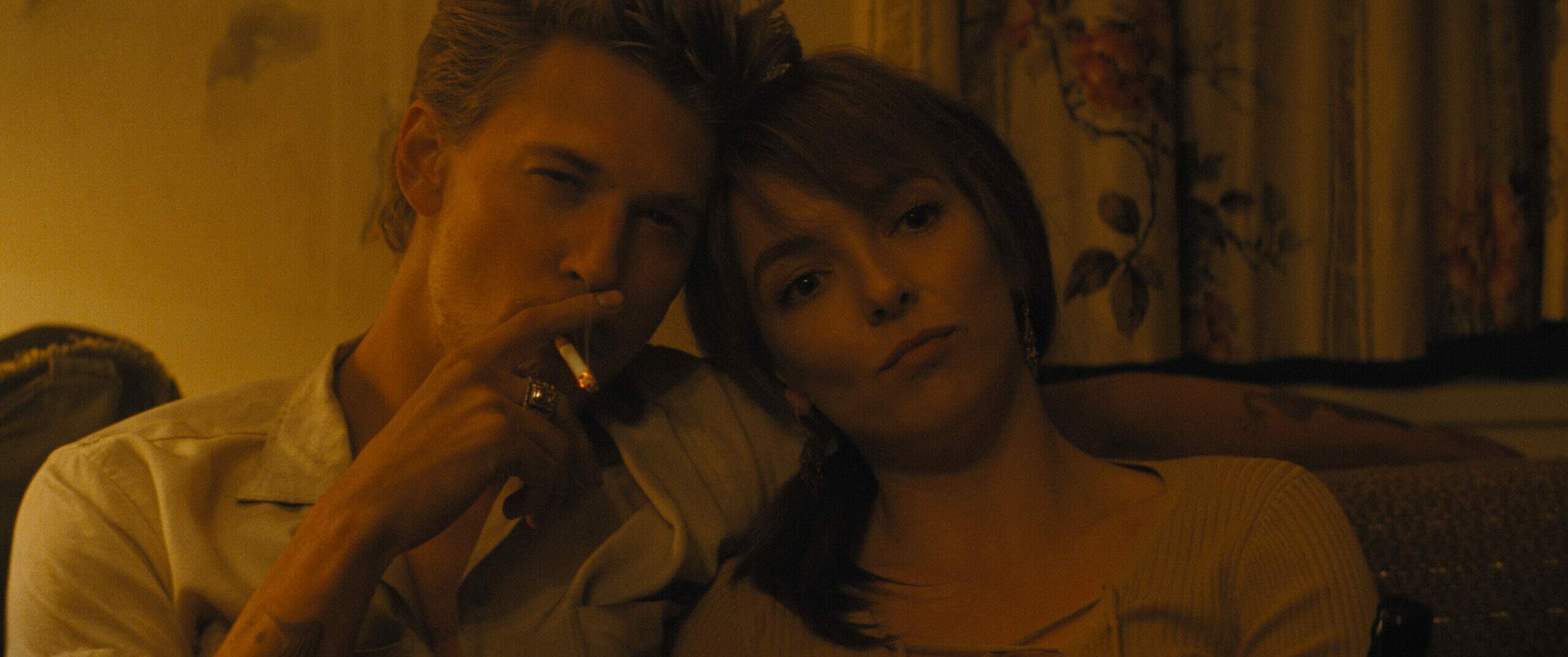 Austin Butler é Benny e Jodie Comer é Kathy em “Clube dos Vândalos” (Foto: Reprodução/20th Century Studios)