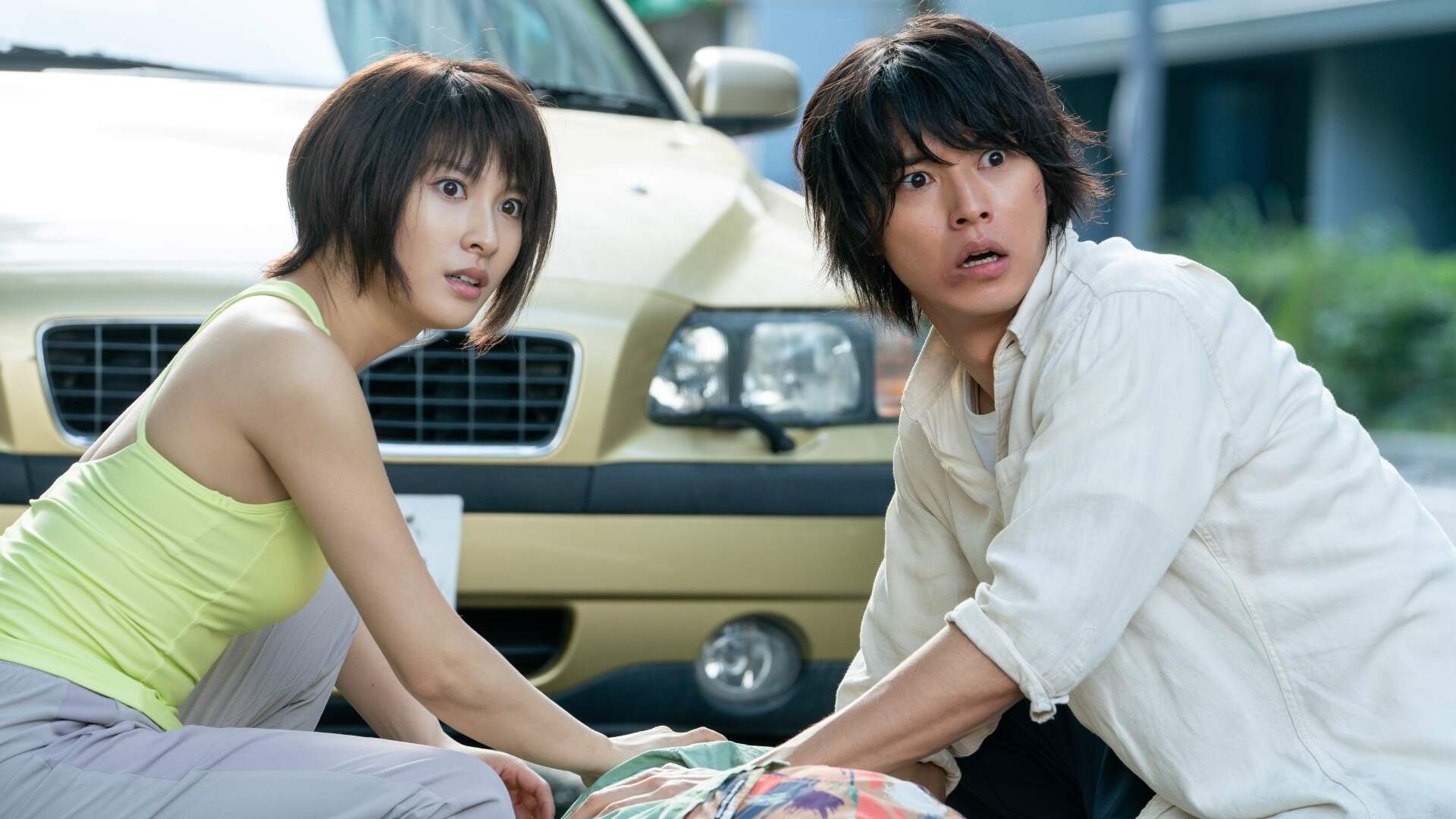 Tao Tsuchiya é Usagi e Kento Yamazaki é Arisu em “Alice in Borderland” (Foto: Kumiko Tsuchiya/Netflix)