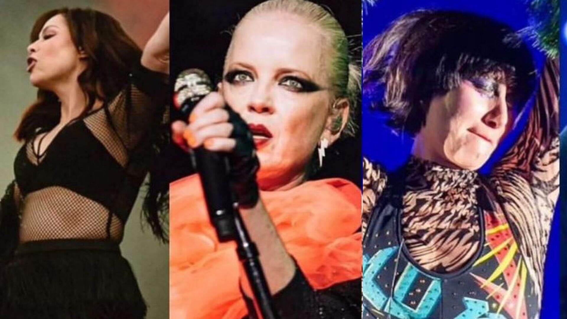 Pitty, Shirley Manson e Karen O mostram todo o lado ‘Girl Power’ por meio do estilo e atitude Rock N Roll no The Town