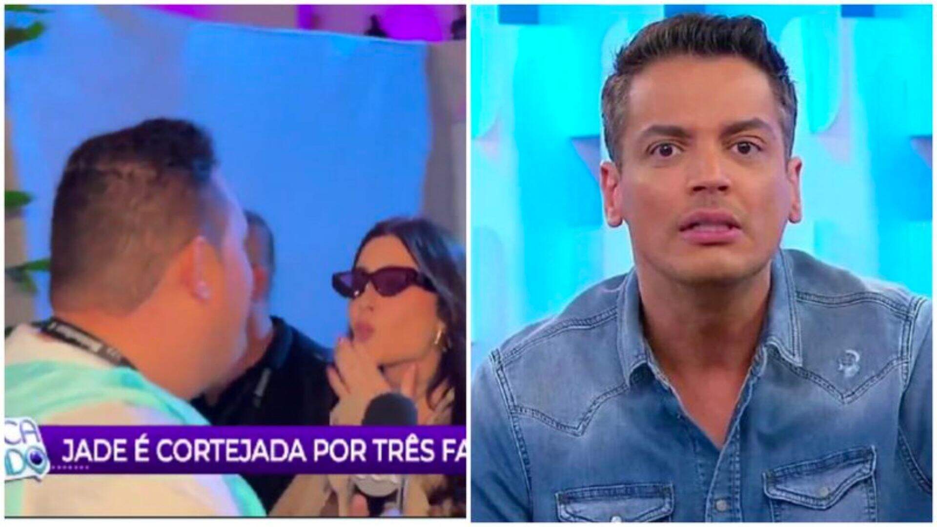 Jade Picon ignora repórter do ‘Fofocalizando’ e é detonada por Leo Dias ao vivo: “Quem é ela na fila do pão?” - Metropolitana FM