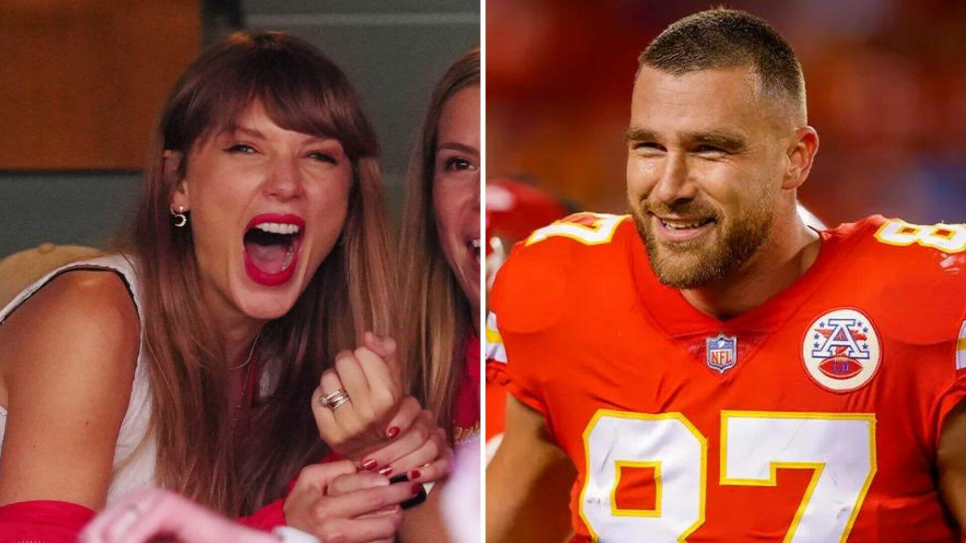 Novo affair? Taylor Swift é flagrada torcendo por jogador da NFL - Metropolitana FM