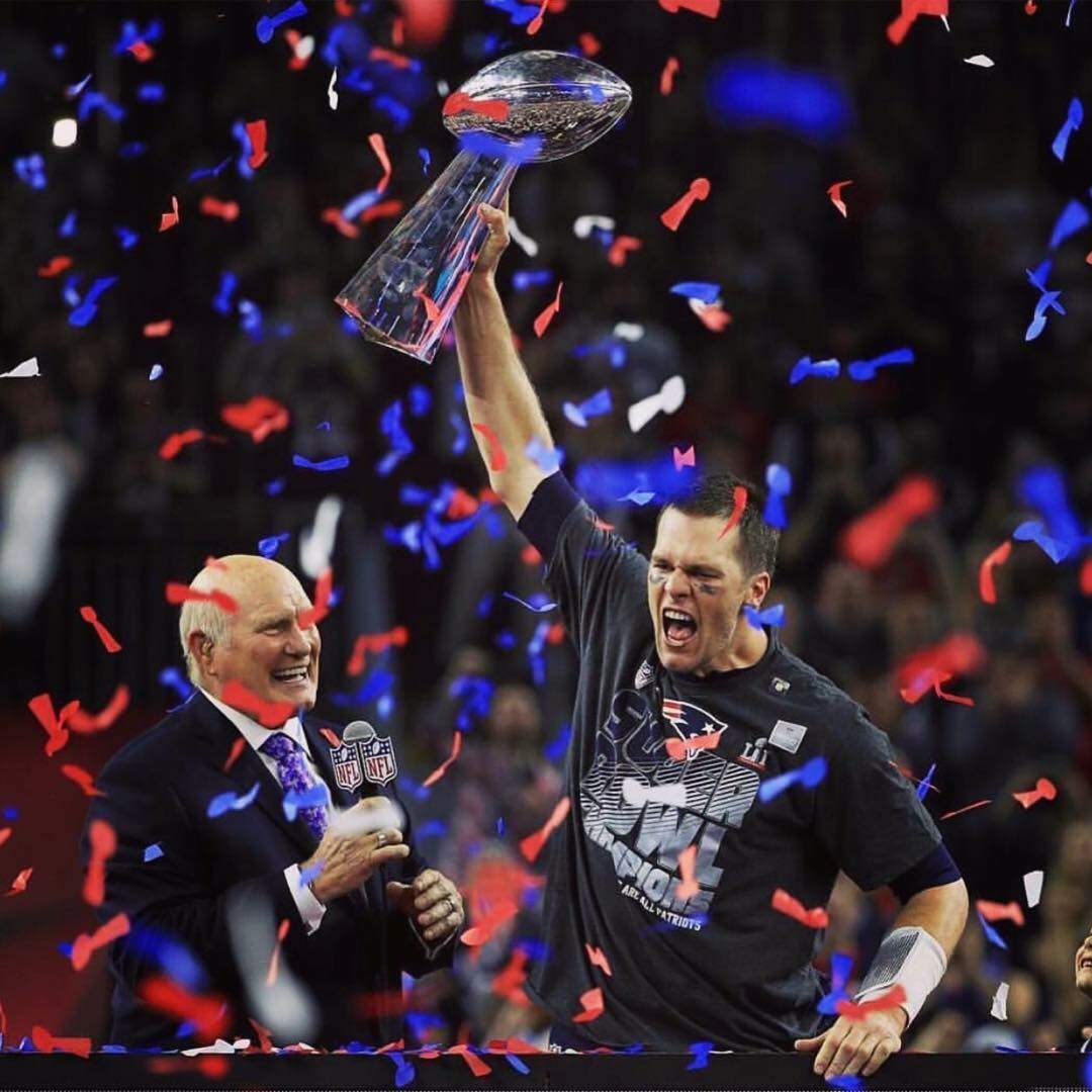 Tom Brady liderou o New England Patriots em 2016, o time teve a melhor campanha da temporada e venceu o Super Bowl (Foto: Reprodução/Instagram)