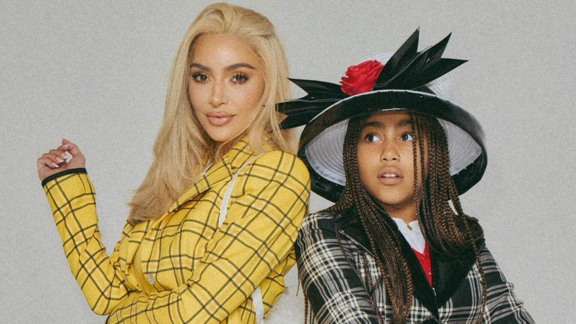 Kim Kardashian e sua filha, North West, se inspiram em “As Patricinhas de Beverly Hills” para o Halloween - Metropolitana FM