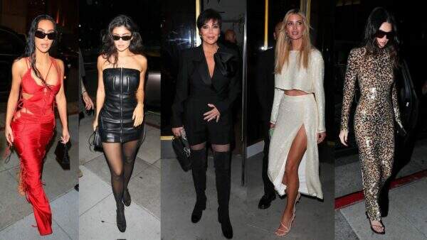 Kim Kardashian comemora 43 anos em jantar com família e amigas; veja os looks