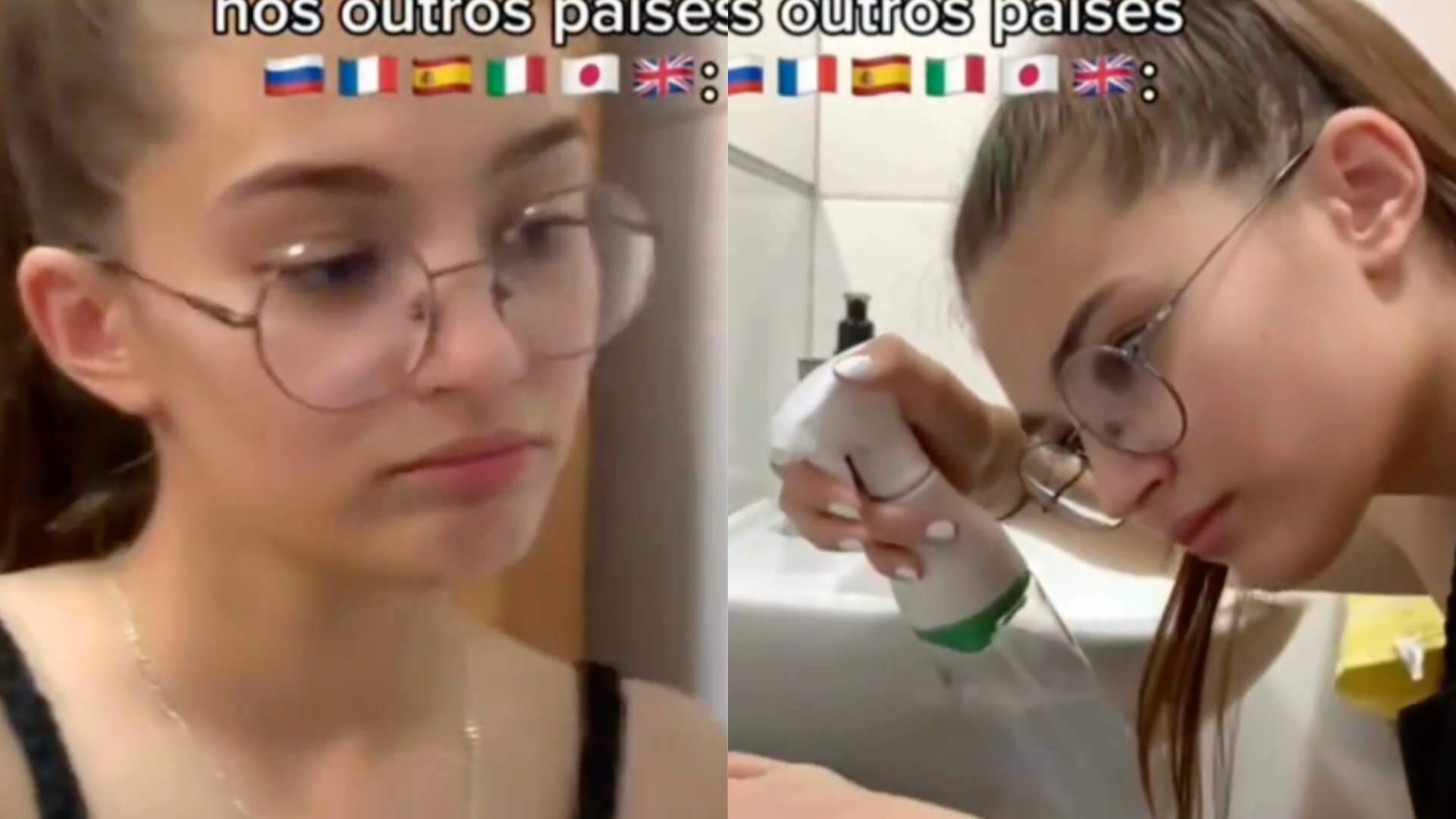 Influenciadora russa viraliza ao comparar limpeza de banheiro no Brasil com outros países