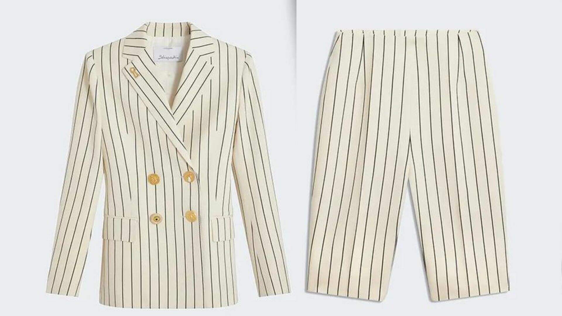 Conjunto de blazer e bermuda Schiaparelli usados por Gkay em evento custam cerca de R$ 36 mil