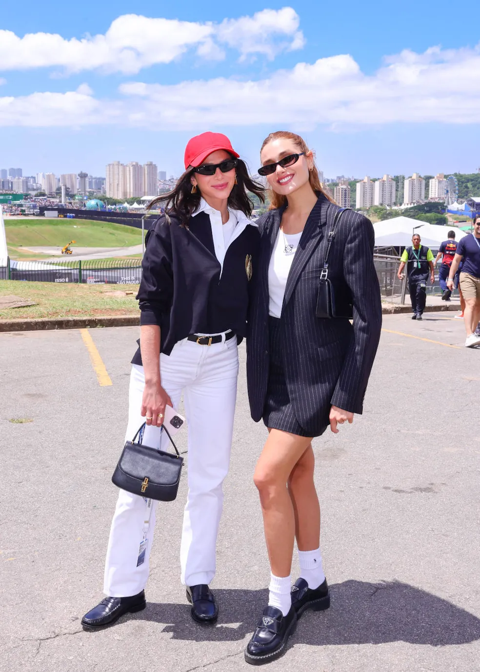 Bruna Marquezine e Sasha no GP de F1 em São Paulo 