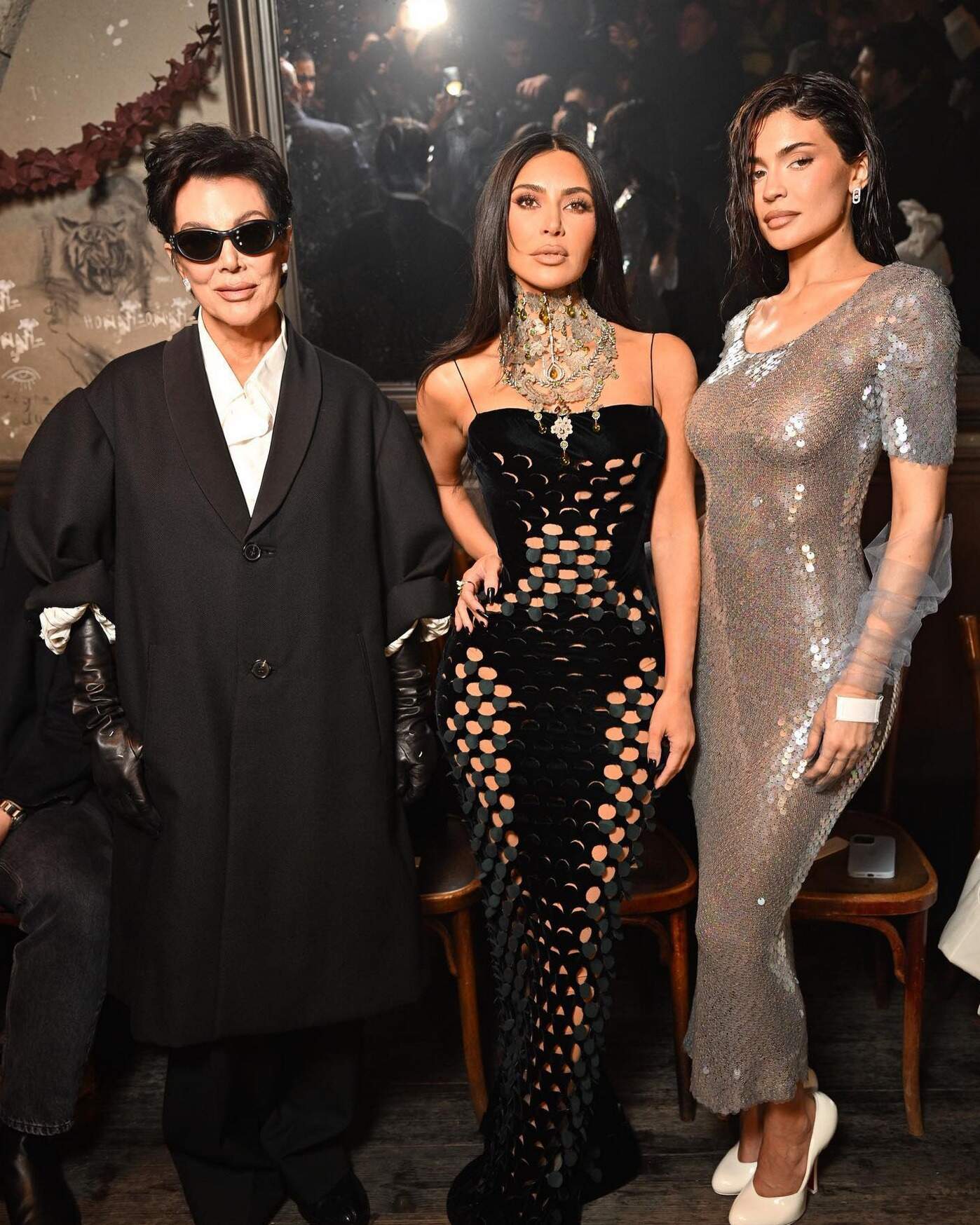 Kris Jenner, Kim Kardashian e Kylie Jenner