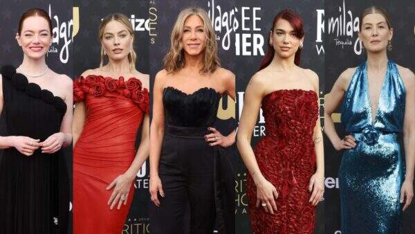 Critics Choice Awards 2024: confira os looks dos famosos no tapete vermelho