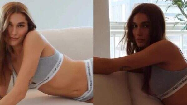 Sasha Meneghel estrela campanha da Calvin Klein de peça íntima e é elogiada por famosas; assista ao vídeo
