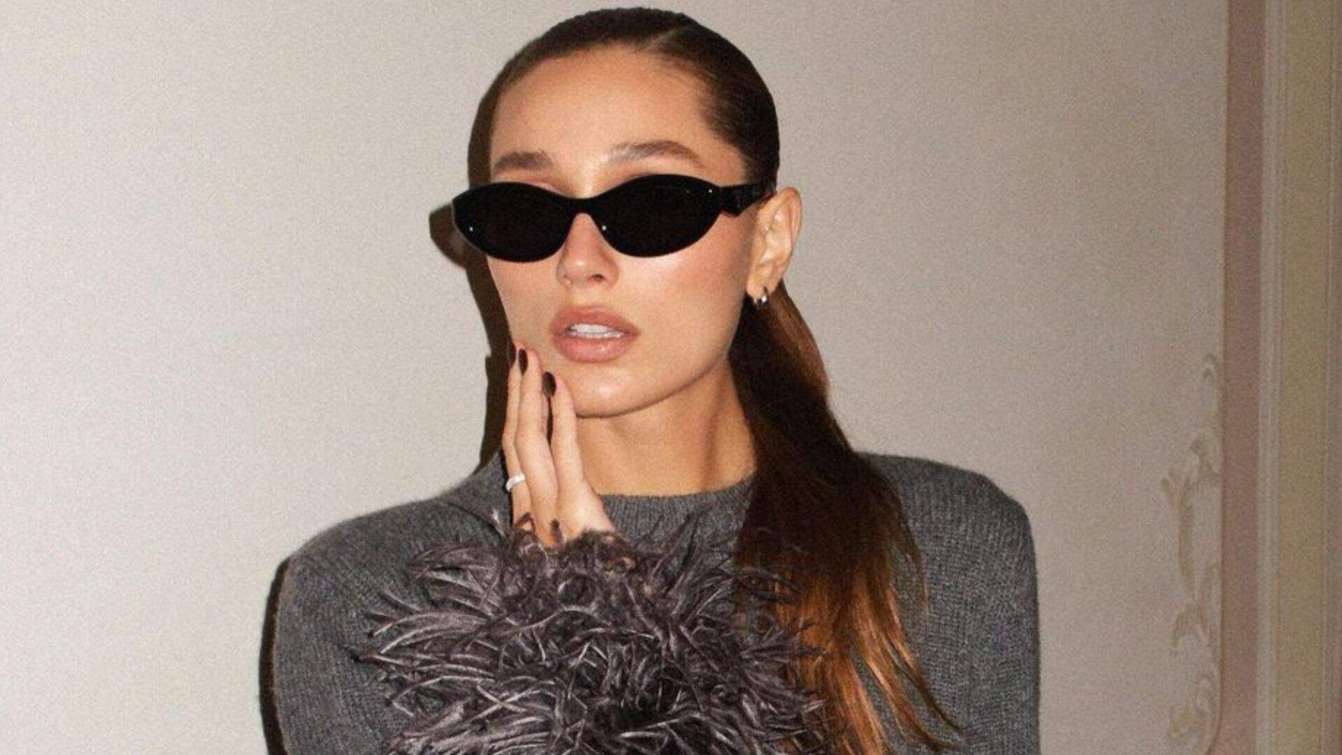 Sasha Meneghel aposta em look sofisticado e brilha na Semana de Moda de Milão