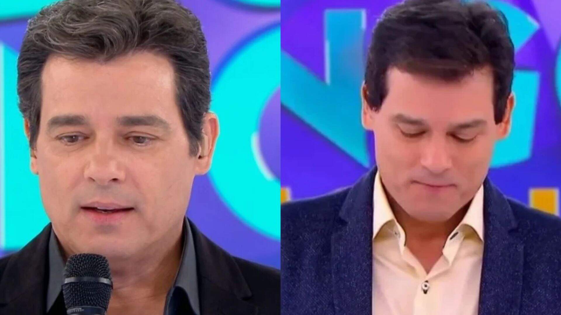 Após brigas e invasões ao vivo nos estúdios do SBT, Celso Portiolli aparece chorando - Metropolitana FM