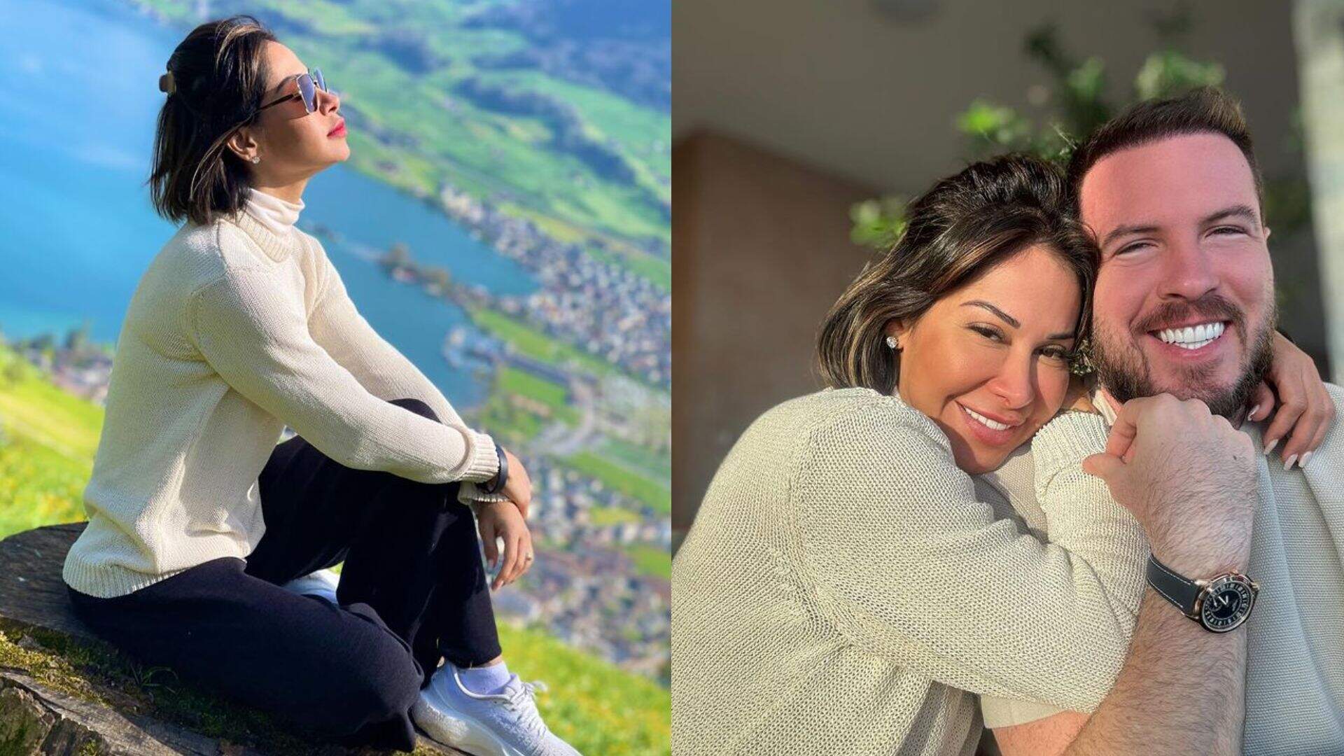 De volta as redes sociais, Maíra Cardi abre álbum de fotos de viagem pela Suíça