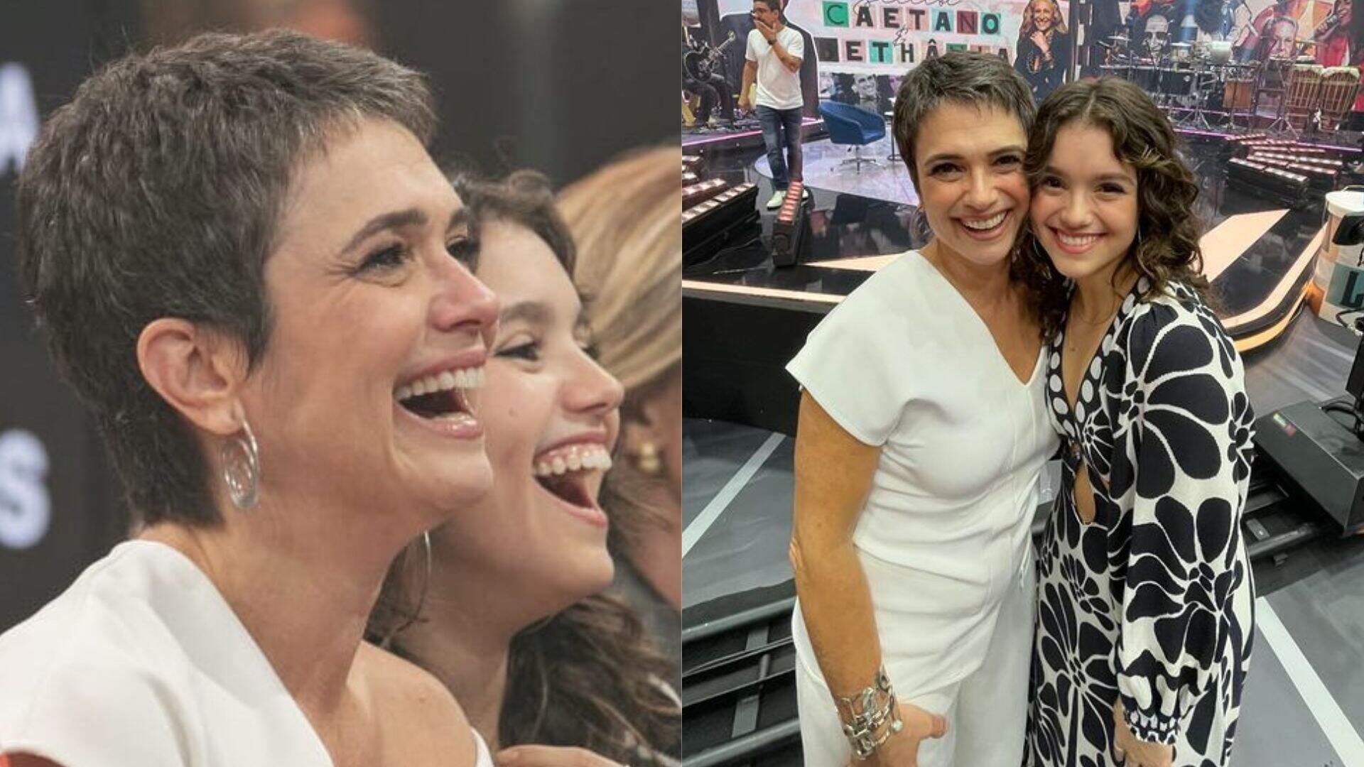 A definição do copia e cola! Semelhança entre Sandra Annenberg e a filha choca internautas - Metropolitana FM
