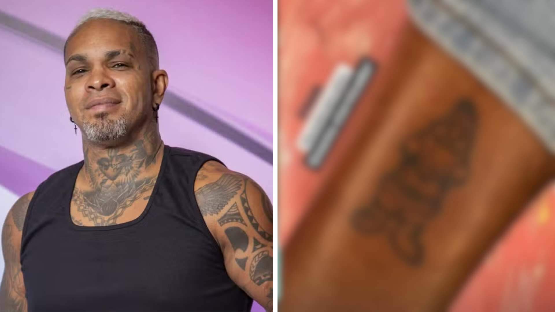 Mais uma? Rodriguinho faz tatuagem inusitada para homenagear aliados do BBB 24 e viraliza na web