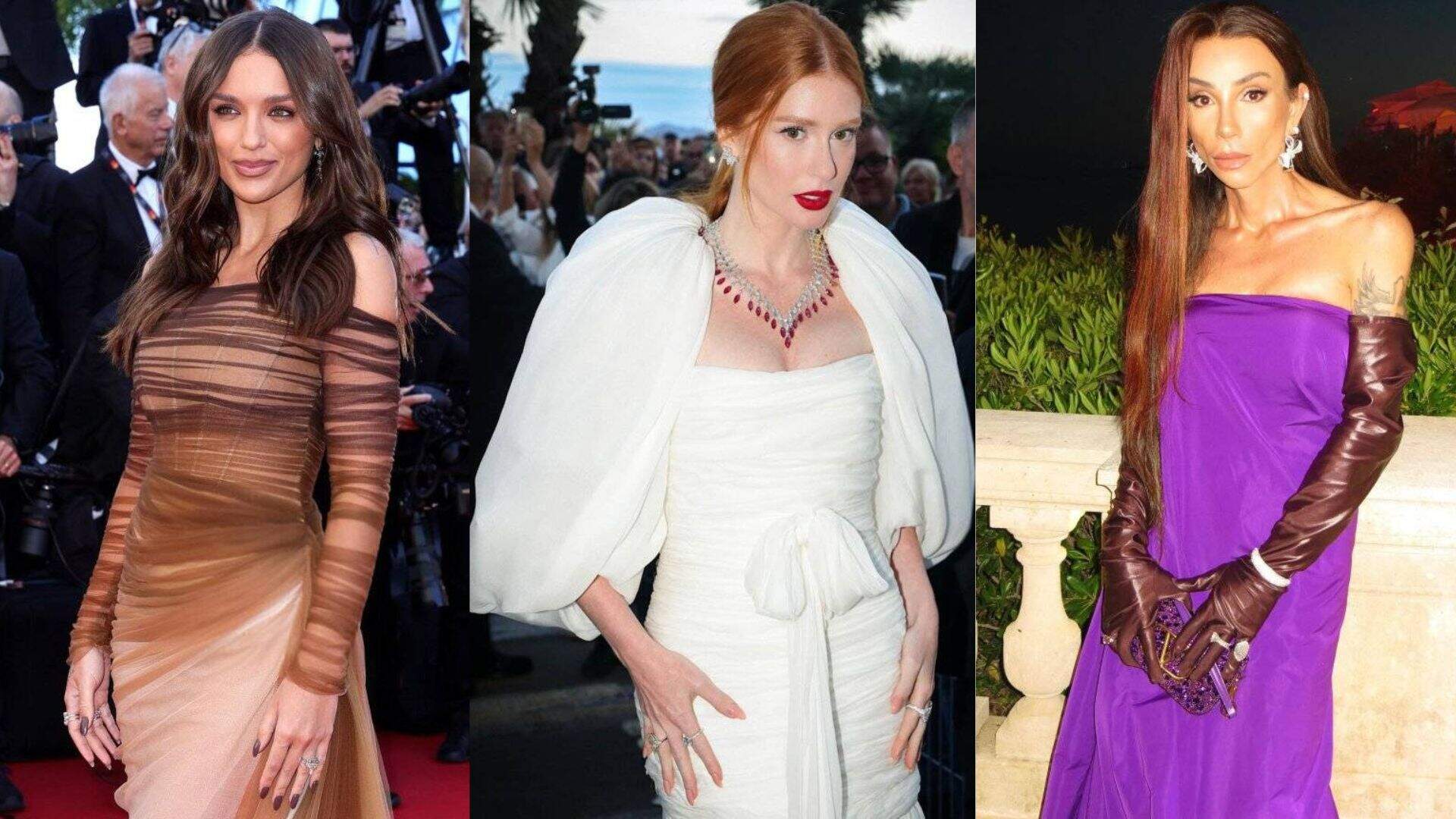 Festival de Cannes 2024: Rafa Kalimann, Marina Ruy Barbosa e Maya Massafera marcam presença; veja os looks