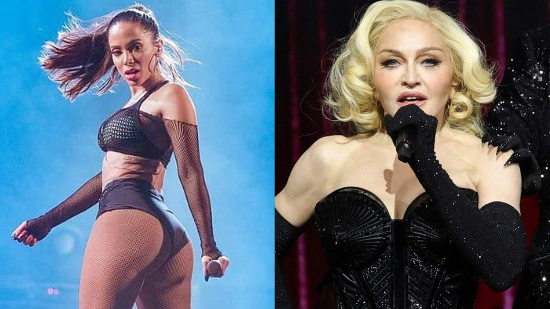 Madonna pede para aprovar look de Anitta antes do show no Rio de Janeiro