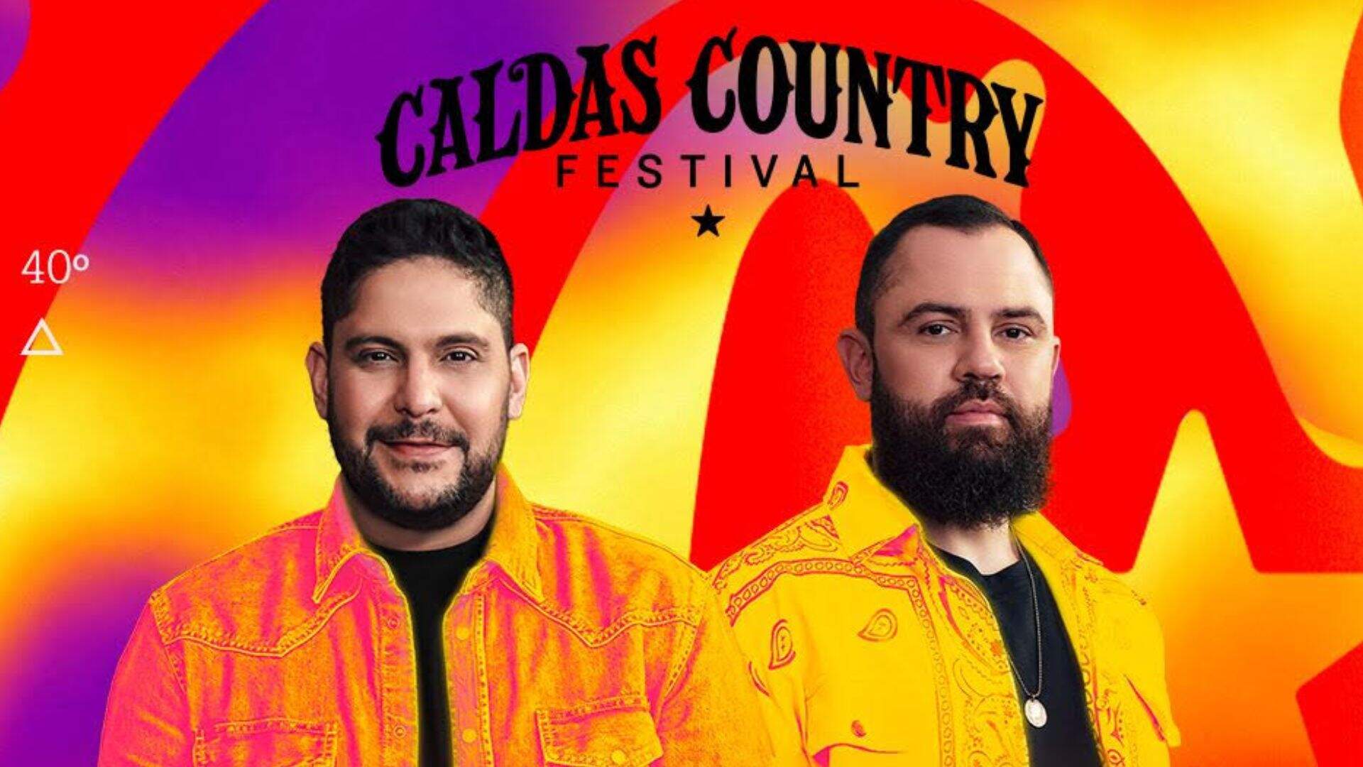 Caldas Country Festival 2024 anuncia Jorge & Mateus e presença inédita de Murilo Huff