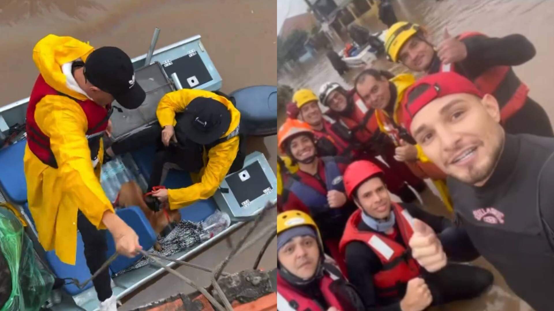 Voluntário no RS, barco de MC Gui afunda e cantor é resgatado às pressas - Metropolitana FM