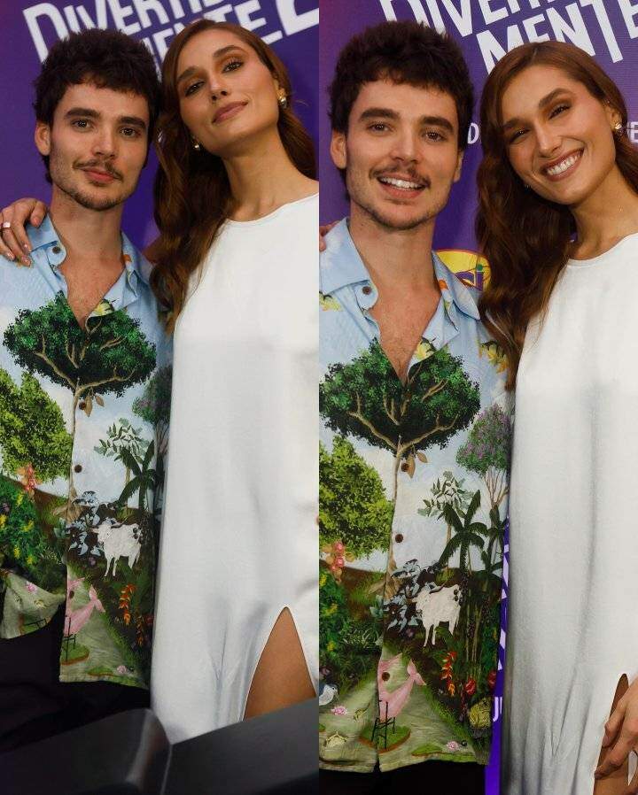 João Figueiredo e Sasha Meneghel