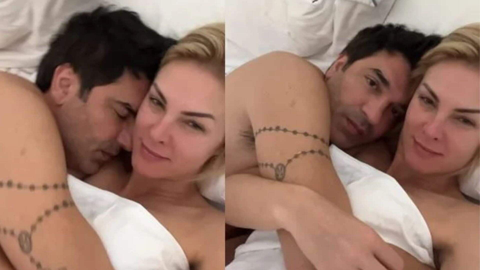 Ana Hickmann compartilha vídeo na cama com Edu Guedes e choca seguidores - Metropolitana FM