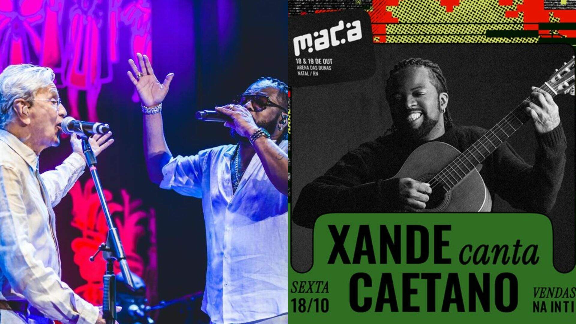 Com Fresno e Pitty na line-up, ‘Festival MADA’ anuncia Xande de Pilares cantando Caetano Veloso - Metropolitana FM