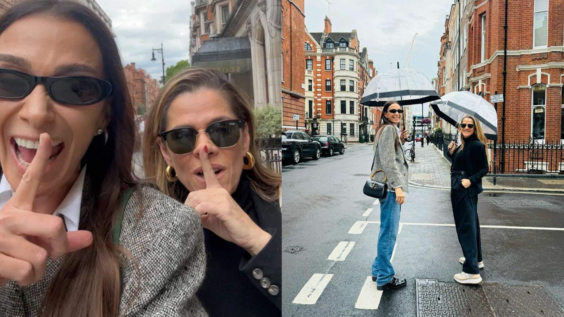Aventura em Londres! Ingrid Guimarães e Mônica Martelli compartilham gafe em restaurante - Metropolitana FM