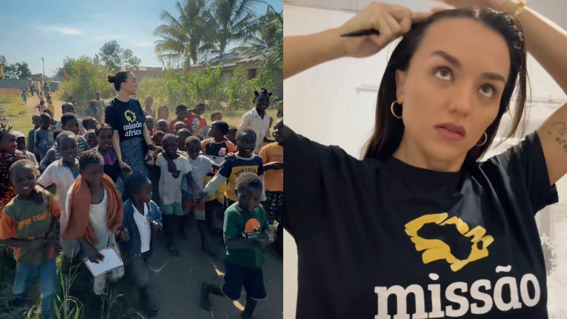 Em missão humanitária na África, Rafa Kalimann compartilha rotina nas redes sociais - Metropolitana FM