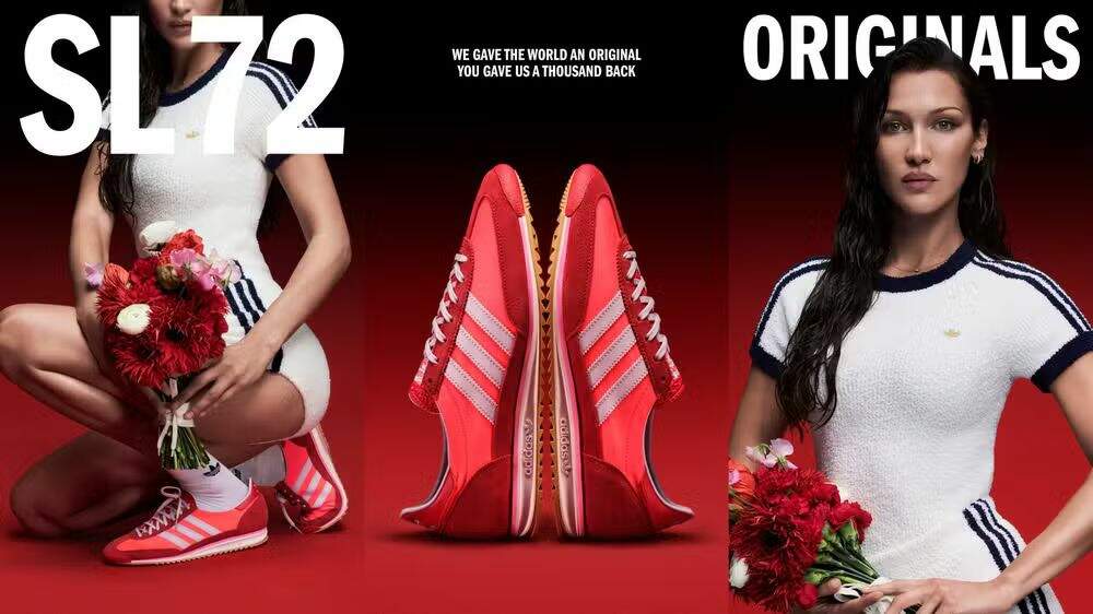 Bella Hadid estrelou polêmica campanha da Adidas