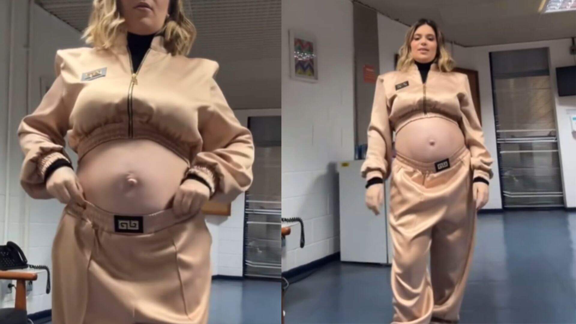 Grávida pela segunda vez, Viih Tube mostra barriguinha e faz piada: “Cara de uma cor, barriga de outra”