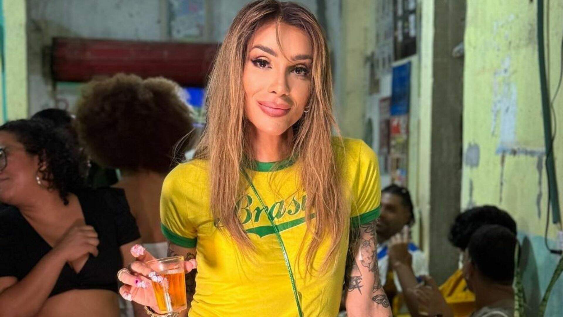 Maya Massafera aposta em look brazilcore para curtir noitada em Salvador