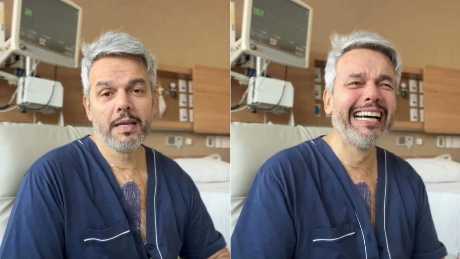 Aos prantos, Otaviano Costa revela que correu risco de morte com aneurisma - Metropolitana FM