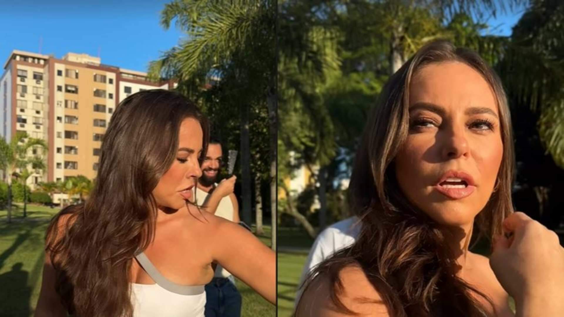 Paolla Oliveira passa perrengue inusitado durante gravação e faz desabafo chocante - Metropolitana FM