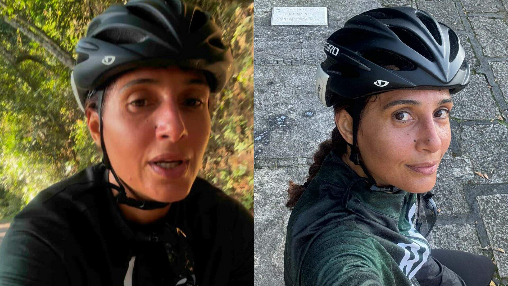 Camila Pitanga enfrenta desafios na volta aos treinos de bicicleta: ‘Exaustão!’ - Metropolitana FM