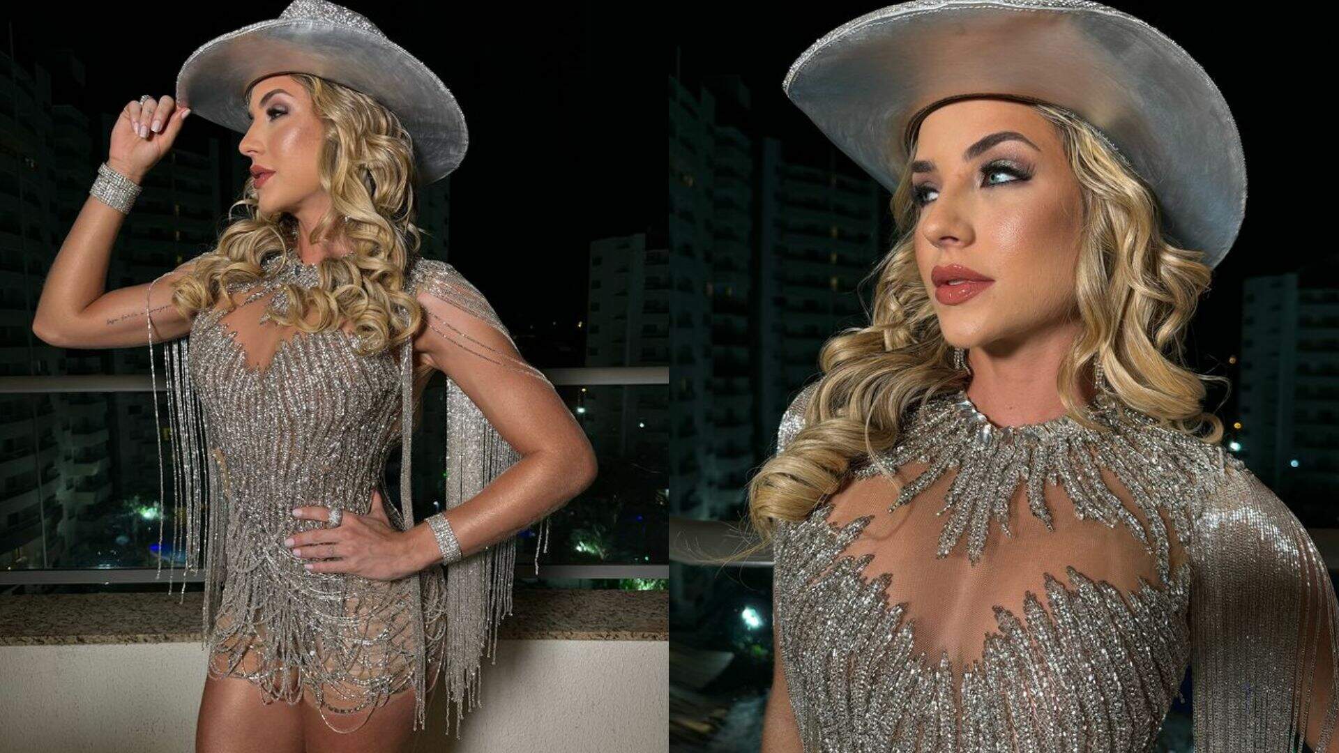 Gabi Martins elege look cowboy core e brilha na Festa do Peão de Barretos