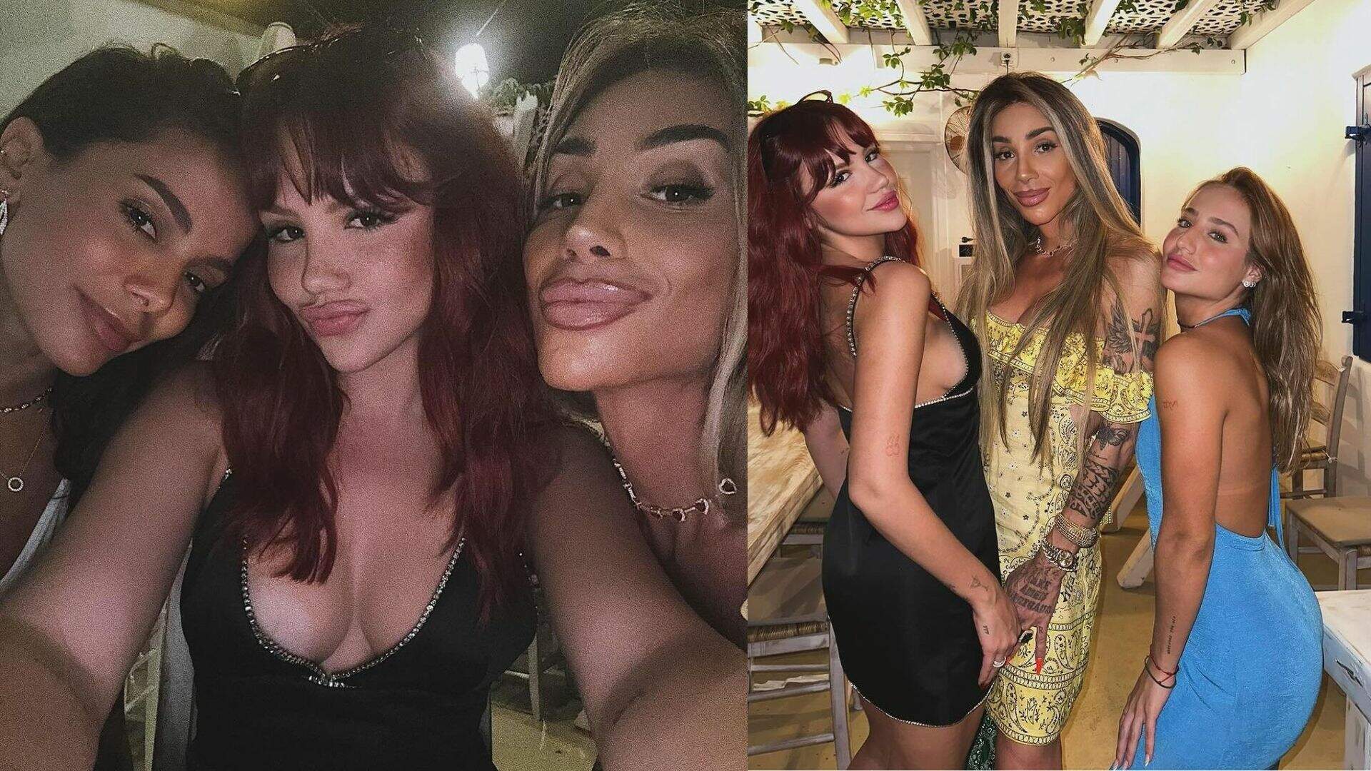 Anitta, Vivi Wanderley, Maya Massafera e Bruna Griphao curtem noitada na Grécia; veja fotos